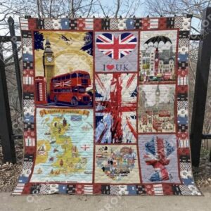 United Kingdom Quilt Blanket Ver 3  Quilt